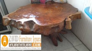 meja antik kayu jati