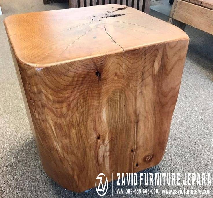 kursi trembesi stool terunik kayu solid terbaru
