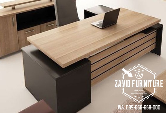 Meja Kantor Direktur Modern Desain Simple Elegan Kualitas Terbaik