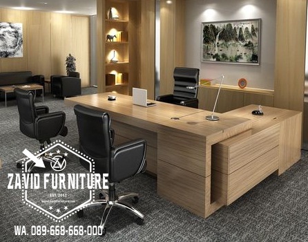 Meja Kantor Direktur Paling Baru Desain Modern Kekinian Mewah