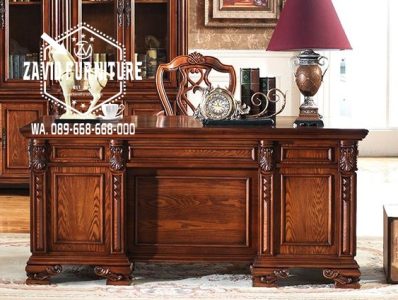 Meja Kantor Kerja Direktur Kayu Jati Terlaris 2023 Magelang