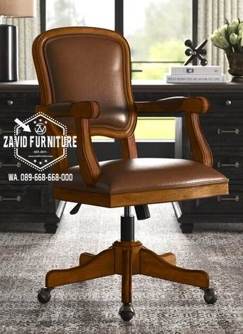 Kursi Kantor Direktur Kayu Jati Model Terbaru Kualitas Paling Bagus