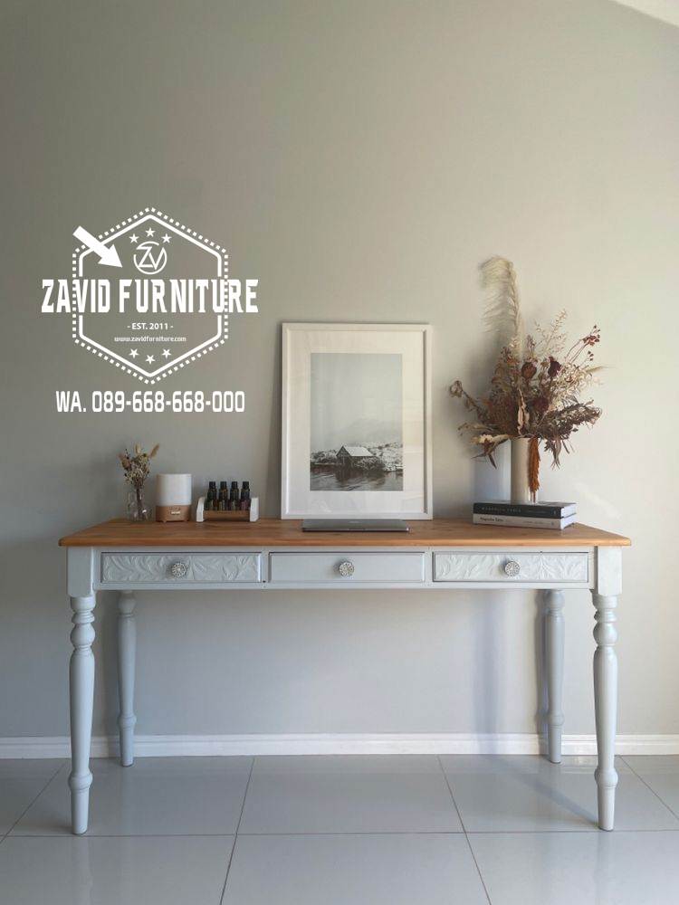 Meja Konsul Minimalis Kayu Jati Model Simple Termurah