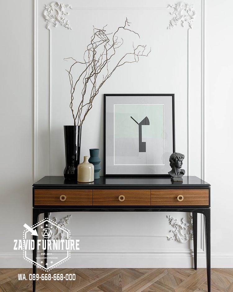 Meja Konsul Minimalis Kayu Jati Model Simple Termurah