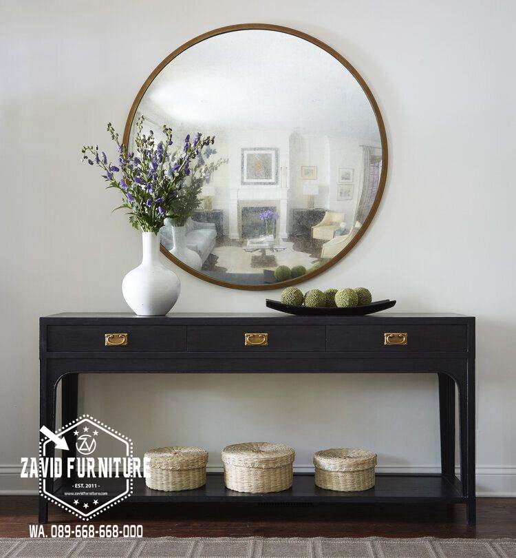 Meja Konsul Minimalis Kayu Jati Model Simple Termurah