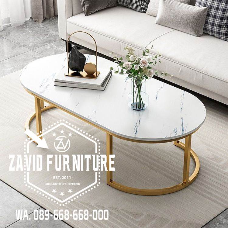 Jual Coffe Table Stainless Modern Harga Paling Murah