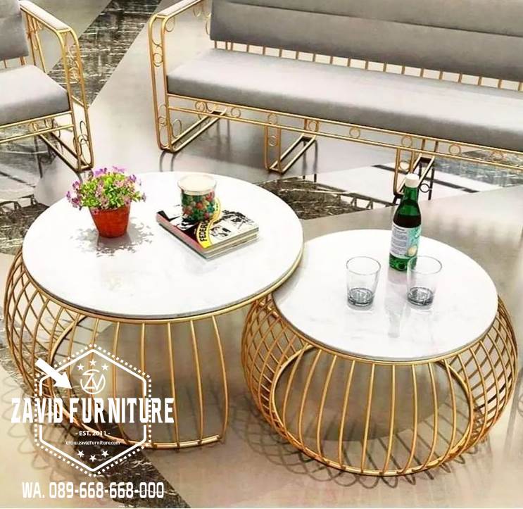 Jual Coffe Table Stainless Modern Harga Paling Murah