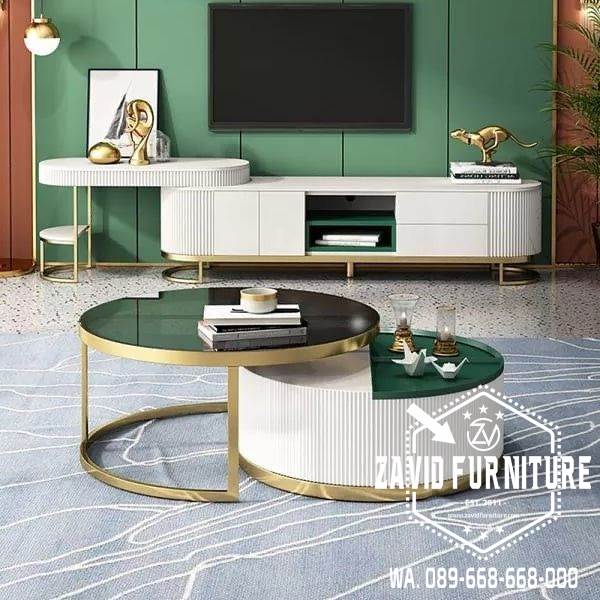 Jual Coffe Table Stainless Modern Harga Paling Murah