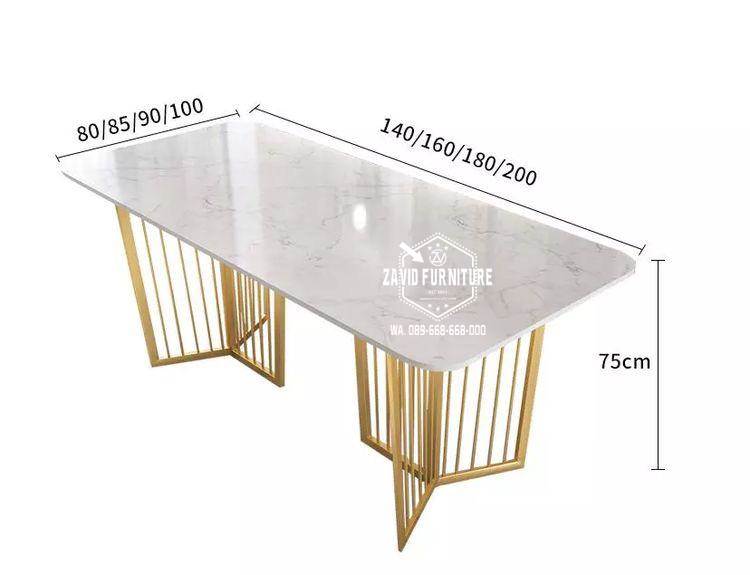 Kaki Meja Makan Stainless Stell Kualitas Terbaik Murah