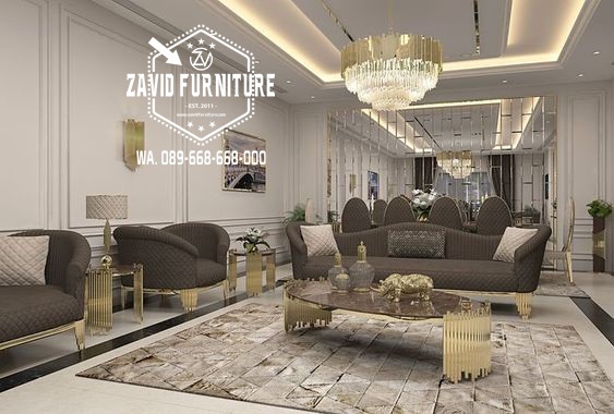 Jual Kursi Sofa Tamu Stainless Mewah Bentuk Unik Lucu Kekinian