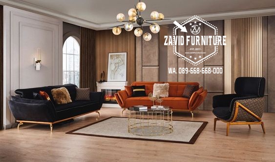 Jual Kursi Sofa Tamu Stainless Gold Desain Simple Elegan Terlaris