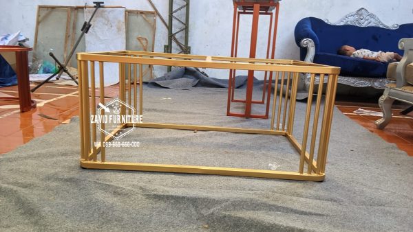 kaki meja tamu persegi panjang stainless ter best seller