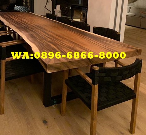 Meja Makan Kayu Besar Tangerang Terbaru