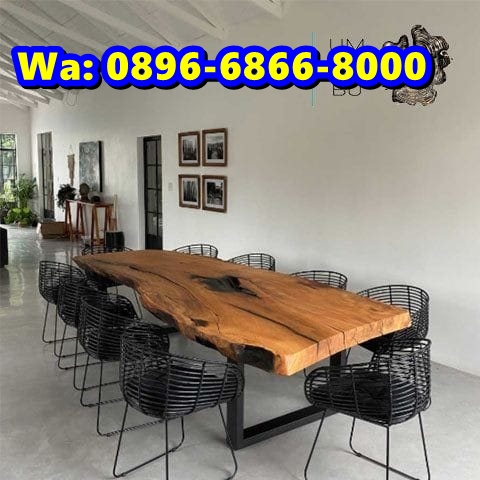 Meja Makan Madura Kayu Utuh Dijual