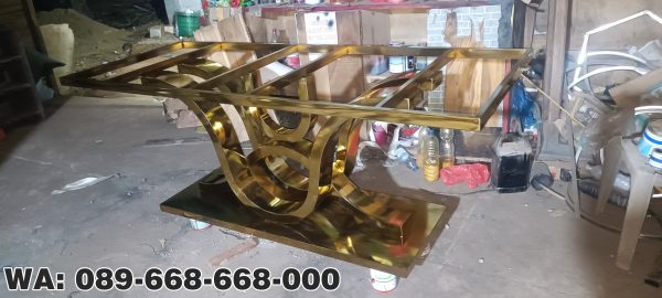 kaki meja stainless custom