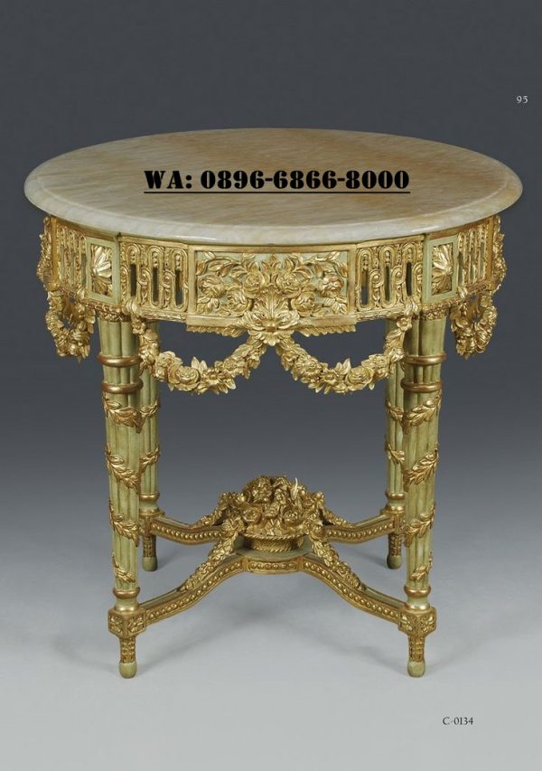 Meja Louis Antik Desain Gaya Itali