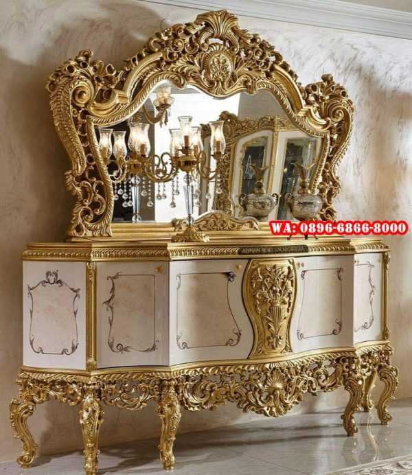 Meja Rias Cermin Mewah Ukir