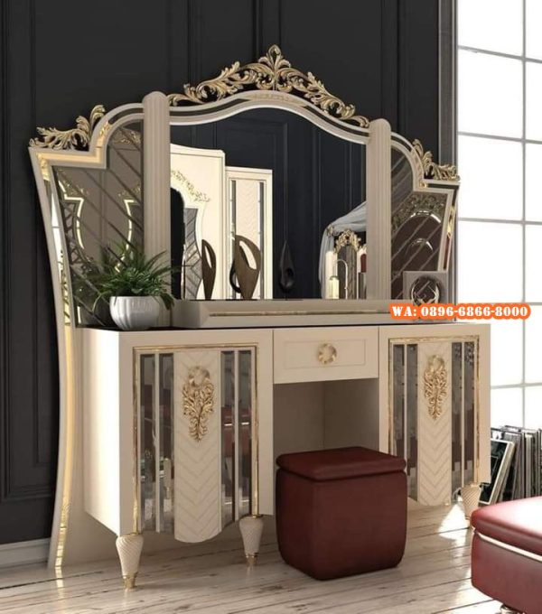 Meja Rias Mewah Jepara Style Modern