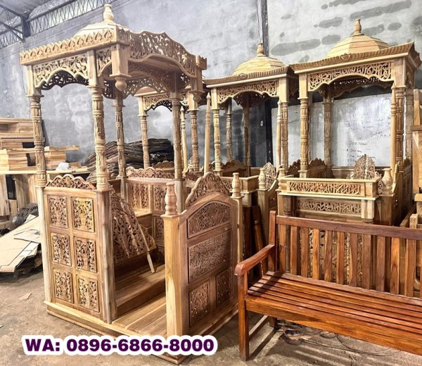 Mimbar Masjid Kayu Jati Produsen Pertama