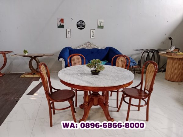 Produk Baru Meja Makan Bulat  Kursi Harga Murah