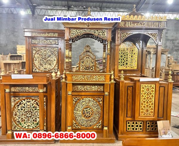 Produsen Resmi Mimbar Masjid Terlaris