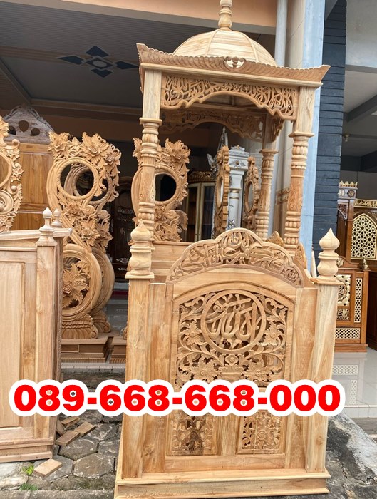 Kaligrafi Mimbar Masjid Terbaru