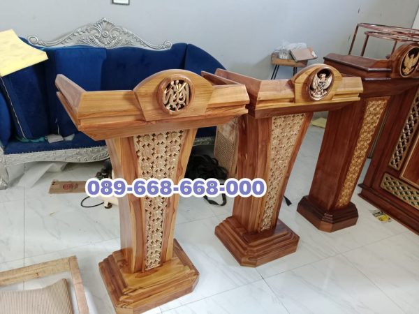 Mimbar Podium Majelis Kayu Jati