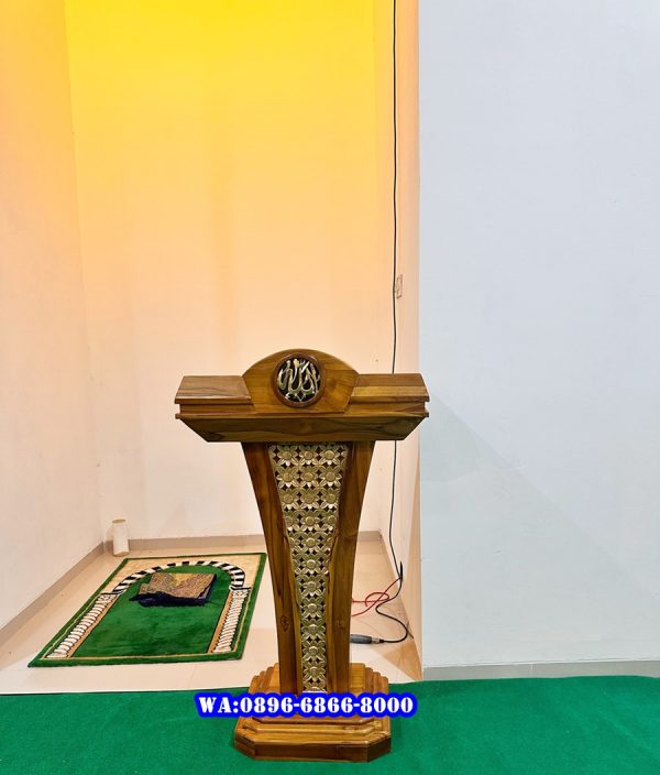 Mimbar Podium Kaligrafi Minimalis Terlaris