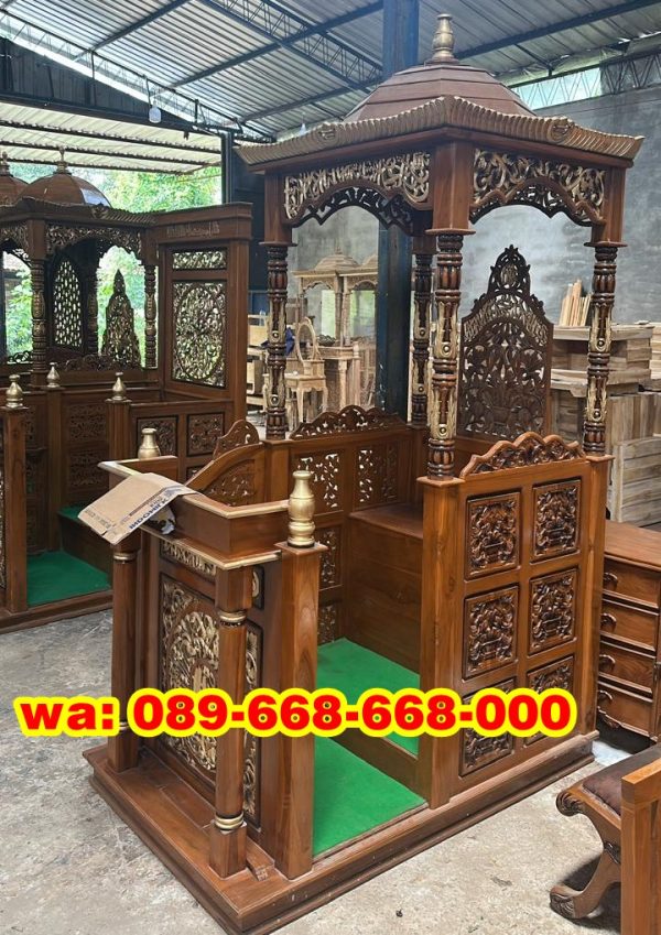 Jual Mimbar Masjid Atap Kubah