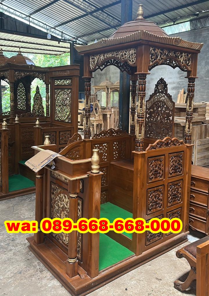 Jual Mimbar Masjid Atap Kubah