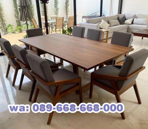 Meja Makan Kayu Jati Manado