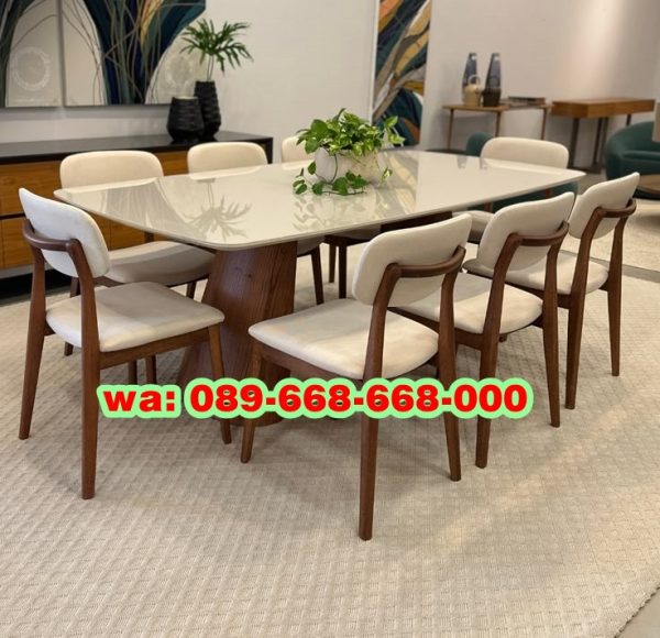 Meja Marmer Kayu Jati Surabaya