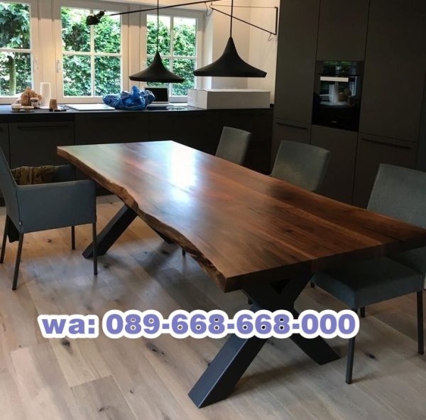 Meja Trembesi Ukuran 192 X 98 Cm