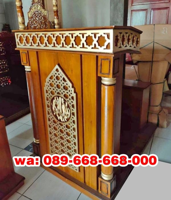 Podium Masjid Duduk Modern