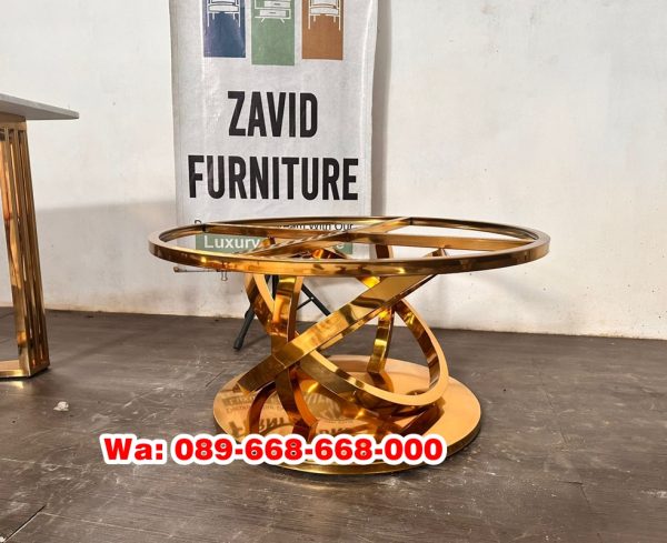 Kaki Coffe Table Stainless Gold