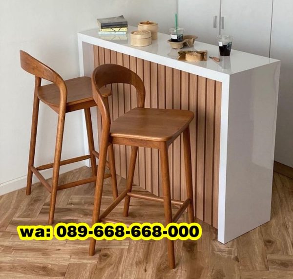 Kursi Bar Kayu Jati