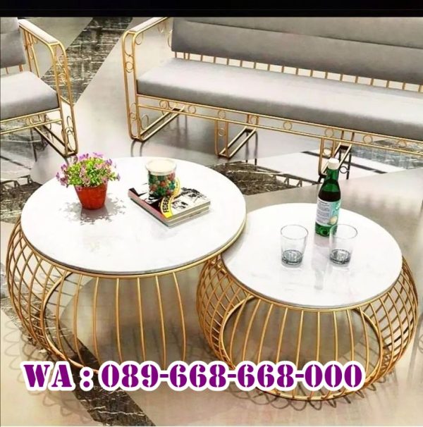 Meja Tamu Bulat