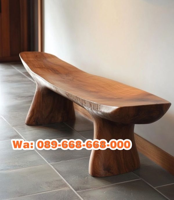 Bangku Kayu Utuh Trembesi