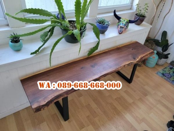 Bangku Panjang Kayu Kaki Besi Kota Bekasi