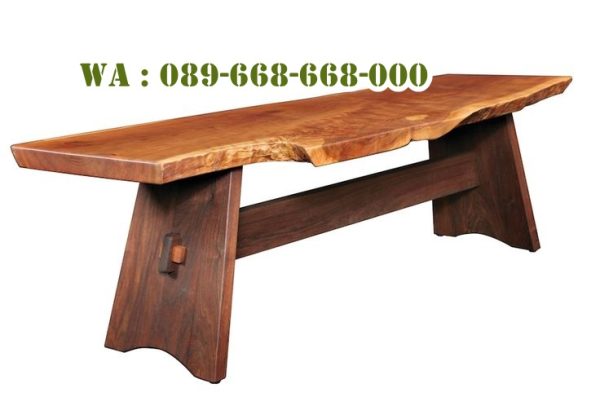 Bangku Panjang Kayu Trembesi Modern Kota Lamongan