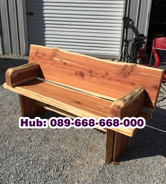 Bangku Panjang Trembesi Sandaran