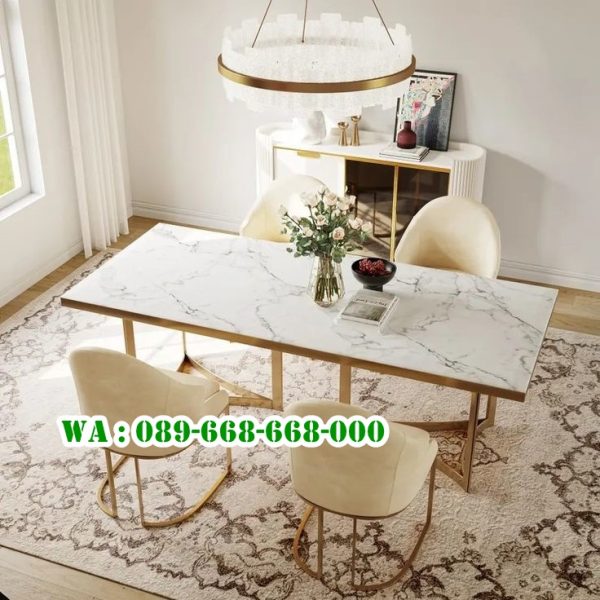 Harga Meja Makan Marmer Mewah