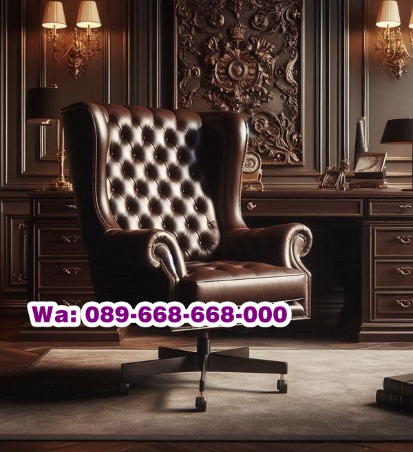 Kursi Direktur Kulit Putar