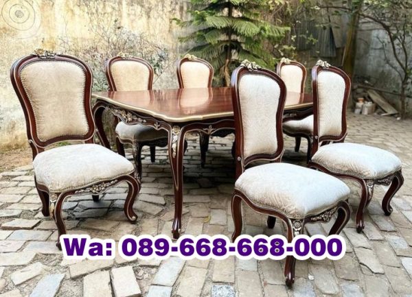 Meja Kayu Jati Mewah Terbaru