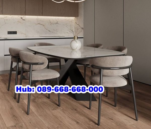 Meja Makan Granit Jepara