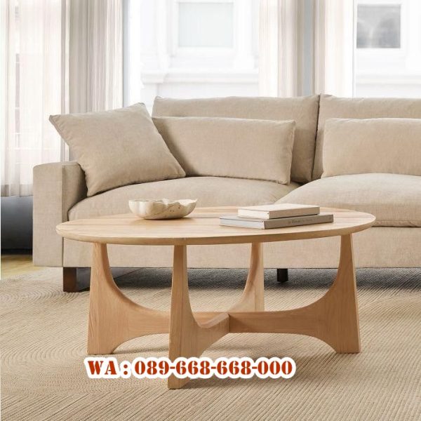 Meja Tamu Bulat Minimalis Kota Cirebon