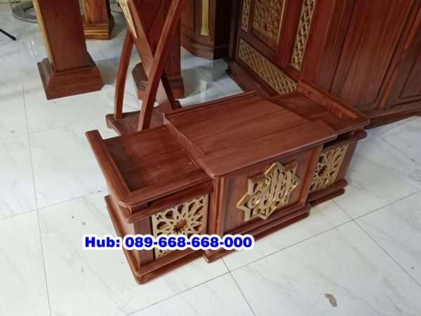 Podium Lesehan Musholla Kayu Jati
