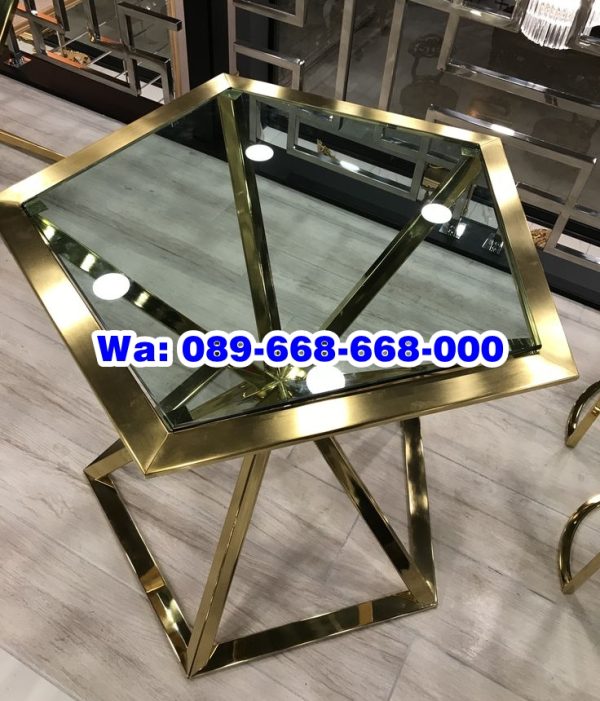 Rangka Kaki Meja Sudut Stainless