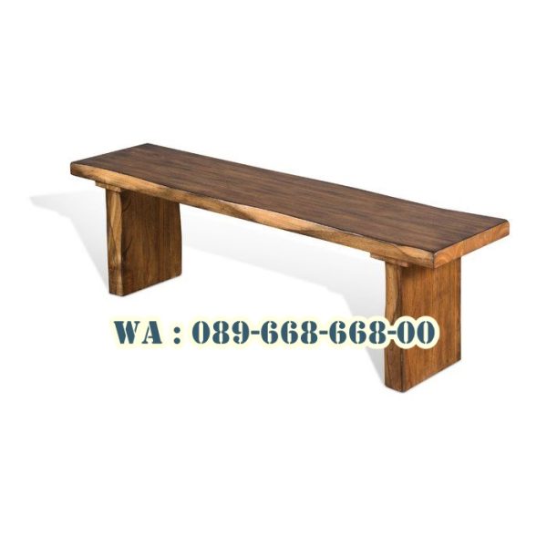 Bangku Panjang Kayu Trembesi Solid