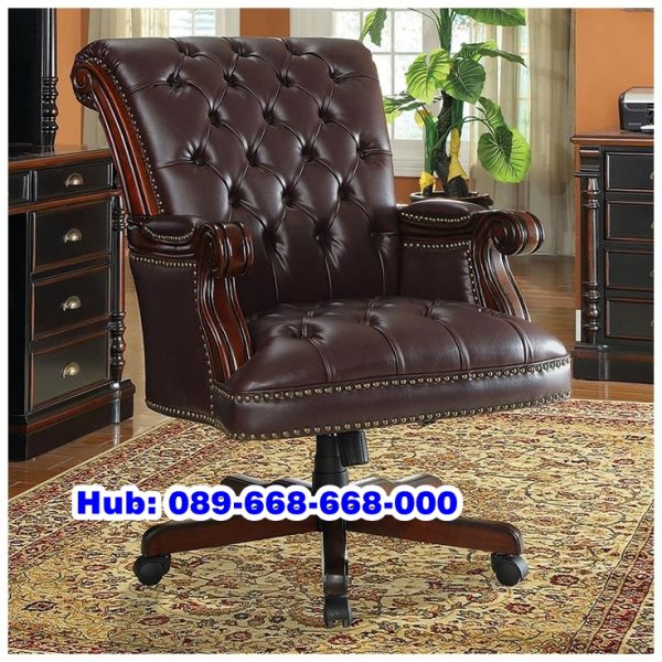 Kursi Direktur Coklat Antik